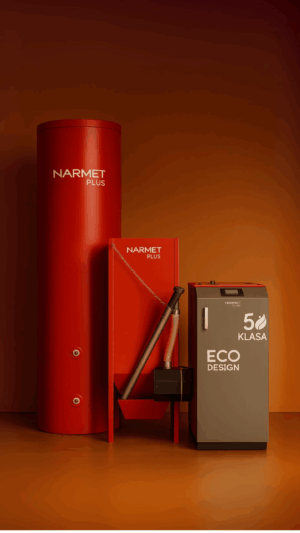 PELLBOX Zestaw – Kocioł pelletowy z koszem